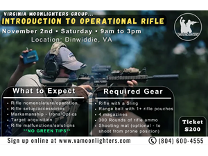 VaML Introduction to Operational Rifle