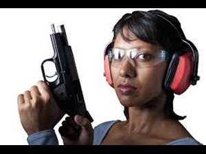 Women with gun 1